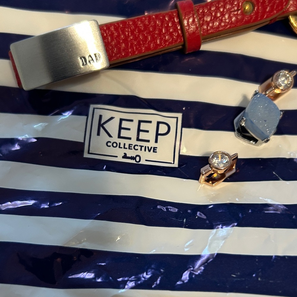 KEEP Collective Red and Gold Keychain Accessory - Picture 2 of 5